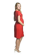 Sukienka ciążowa Lavinia czerwona 5