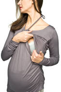 Bluzka ciążowa i do karmienia  Perla długi rękaw 8
